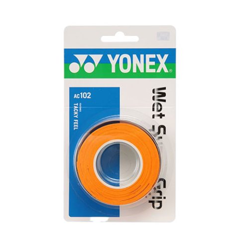 YONEX SUPER GRAP OVERGRIP 1x3 NARANJA