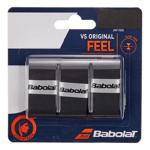 BABOLAT FEEL OVERGRIP NEGRO 1X3