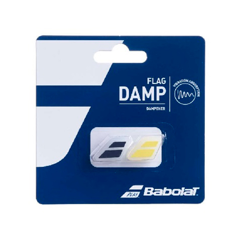 BABOLAT FLAG DAMP DAMPENER NEGRO - AMARILLO