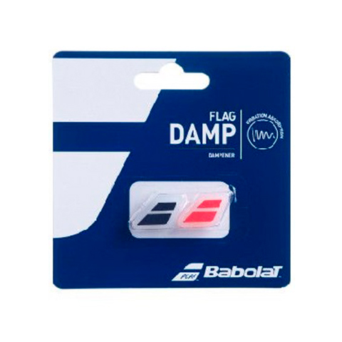 BABOLAT FLAG DAMP DAMPENER NEGRO - NARANJA