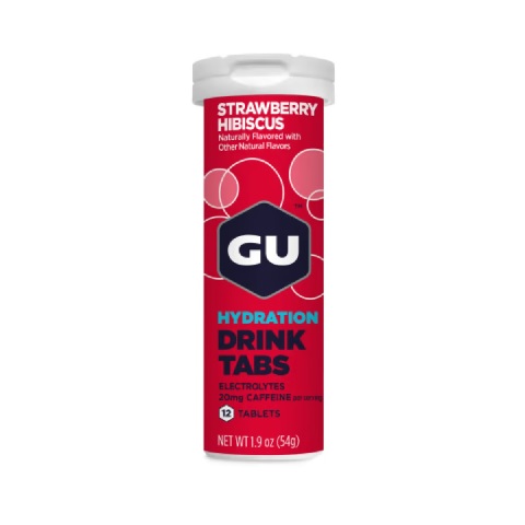 GU H DRINK TABS STRAWBERRY HIBISCUS