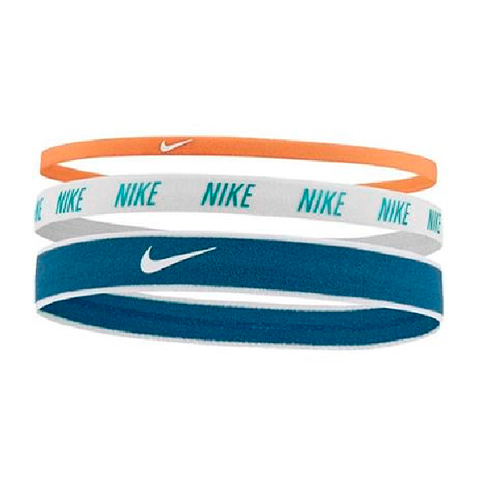 NIKE TENNIS HEADBAND NARANJA/BLANCO/VERDE