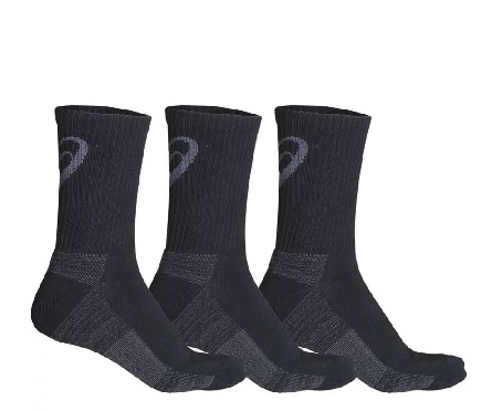 ASICS CREW SOCKS  NEGRO - L