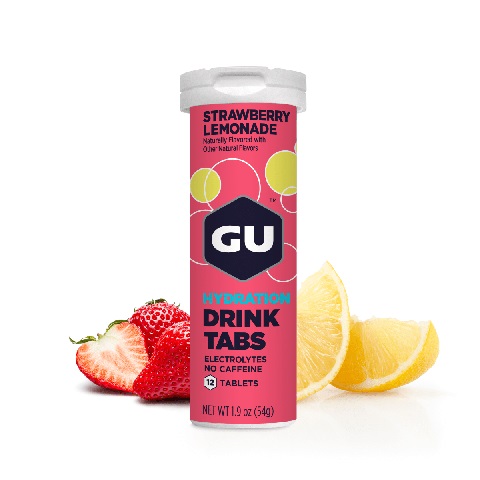 GU DRINK TABS STRAWBERRY LEMONADE
