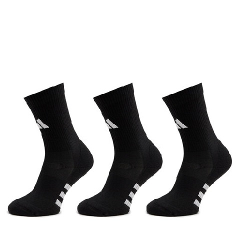ADIDAS CUSHIONED 3-PACK CREW MEN`S SOCKS NEGRO