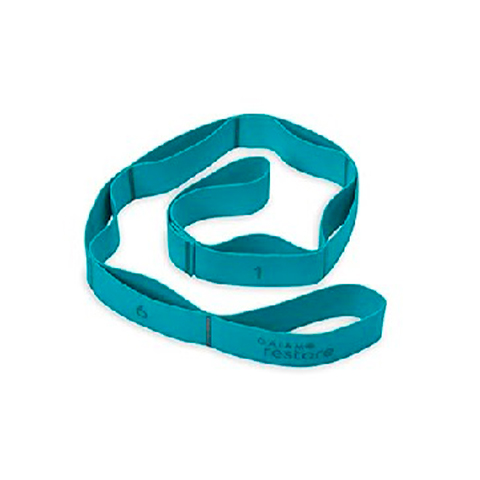 GAIAM RESTORE RESISTANCE BAND STRETCH STRAP AZUL
