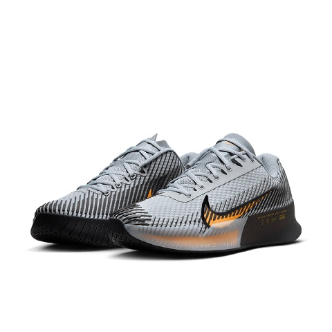 NIKE ZOOM VAPOR 11 MENS SHOE GREY - ORANGE