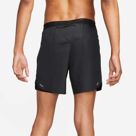 NIKE STRIDE MENS SHORT NEGRO