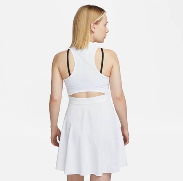 NIKE COURT DRI-FIT WOMENS DRESS BLANCO