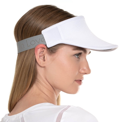 LUCKY IN LOVE WOMENS VISOR BLANCO