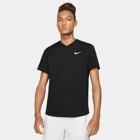 NIKE COURT DRY VICTORY MENS CREW NEGRO