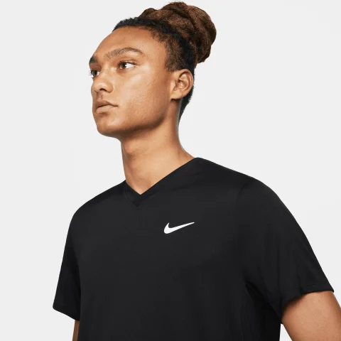 NIKE COURT DRY VICTORY MENS CREW NEGRO