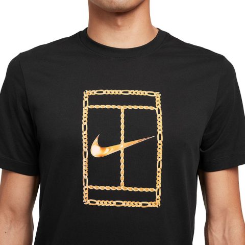 NIKE COURT HERITAGE MENS TEE NEGRO