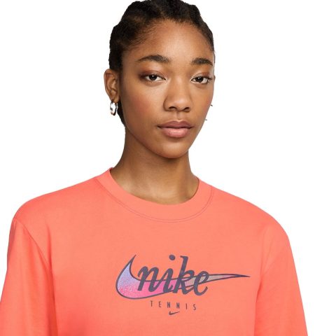 NIKE SLAM WOMENS TEE CORAL