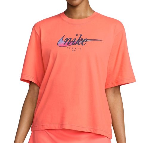 NIKE SLAM WOMENS TEE CORAL