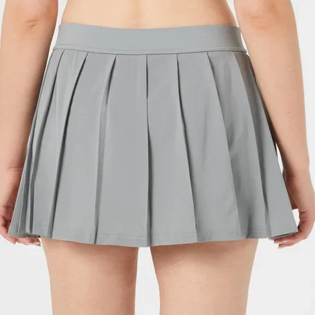 FILA ESSENTIALS WOVEN PLEATED 14.5 WOMENS SKORT GRIS