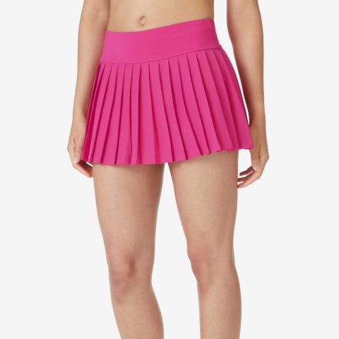 FILA ESSENTIALS WOVEN PLEATED 14.5 WOMENS SKORT FUCSIA