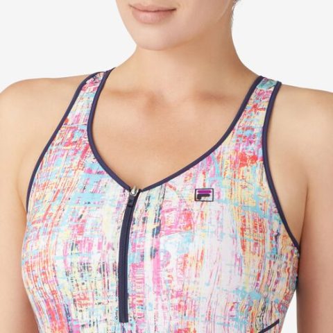 FILA ALLEY PRINTED WOMENS DRESS MULTICOLOR
