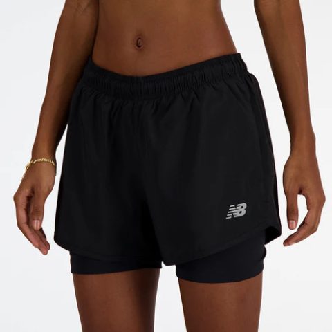 NEW BALANCE SHORT WOMENS 3" 2 EN 1 SPORT ESSENTIALS