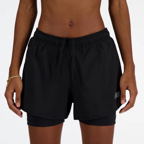 NEW BALANCE SHORT WOMENS 3" 2 EN 1 SPORT ESSENTIALS