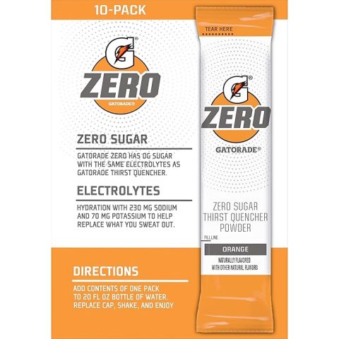 GATORADE ZERO ELECTROLITOS ORANGE