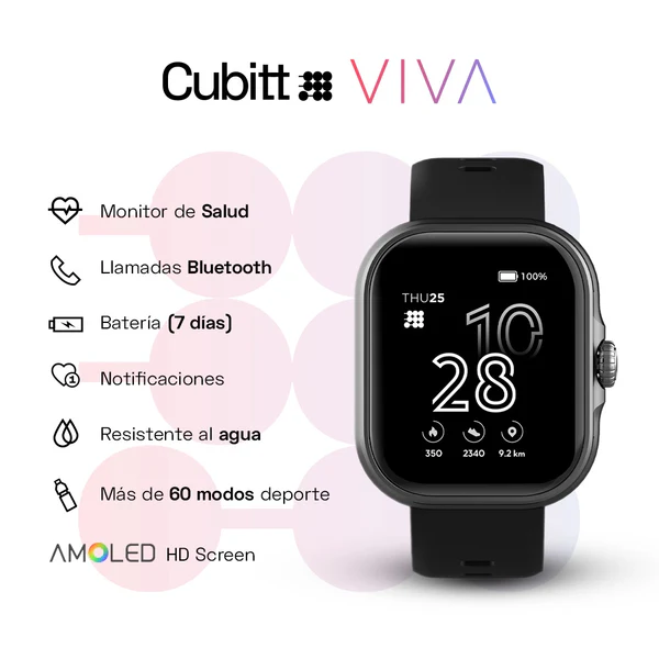 CUBITT RELOJ VIVA ROSADO