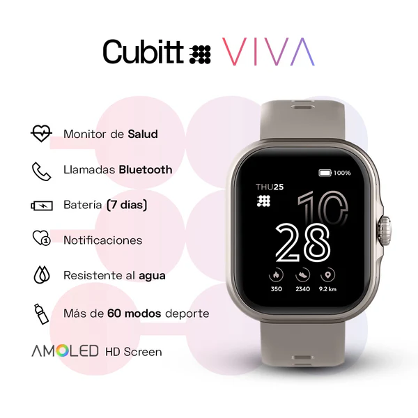 CUBITT RELOJ VIVA BEIGE